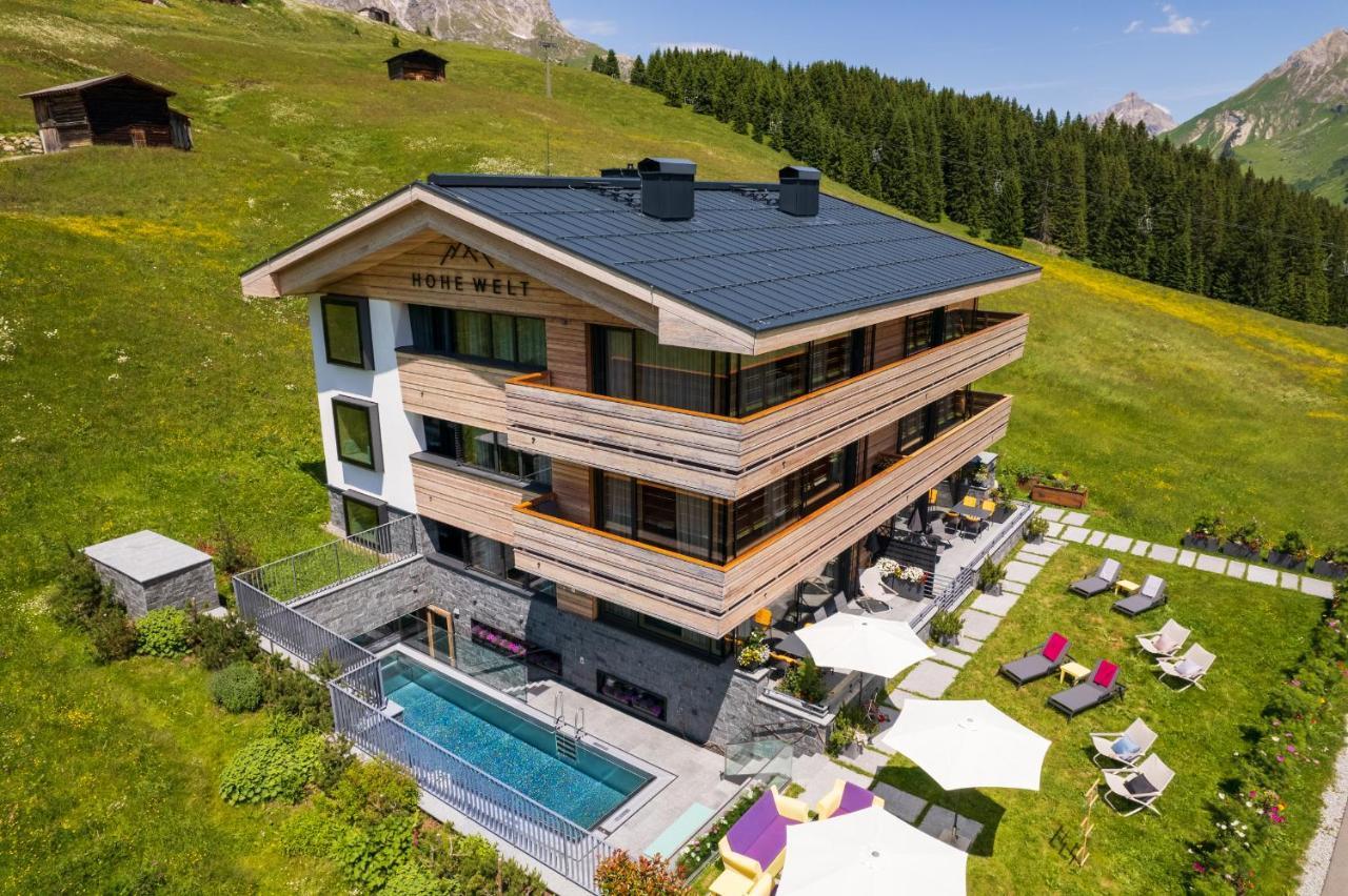 Chalet Hohe Welt - Luxury Apartments Lech am Arlberg Eksteriør bilde