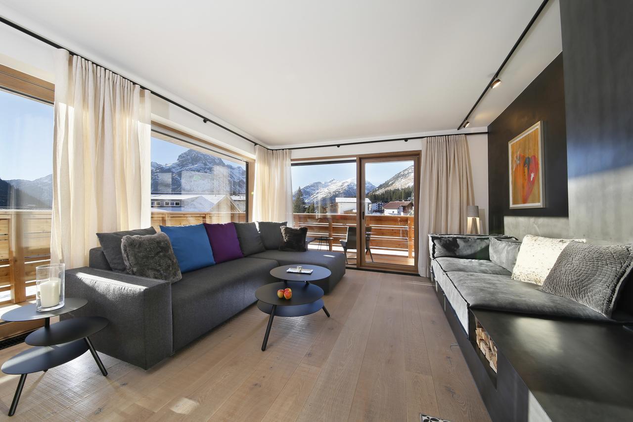 Chalet Hohe Welt - Luxury Apartments Lech am Arlberg Eksteriør bilde
